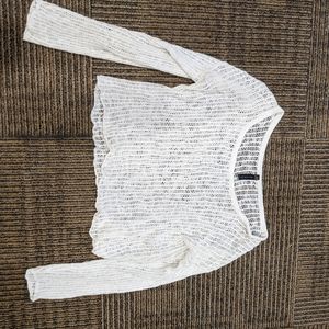 Knit cropped sweater
